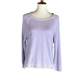 Sundance 100% cashmere lilac purple pullover sweater Size Medium